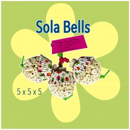 Sola Bells! Parrot Toy-For Small to Medium Birds
